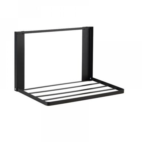 Étagère murale pliable Étagère magnétique pour réfrigérateur Étagère murale pliable de style rétro, idéale pour les salles de bains, les chambres, les salons et les cuisines (1/5)