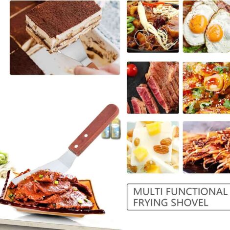 Ensemble de spatules en acier inoxydable Teppanyaki pour barbecue