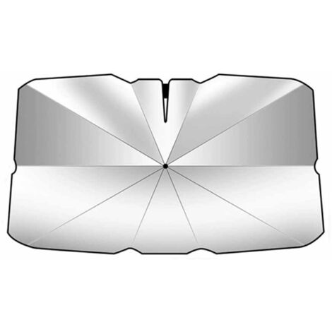 Pare Soleil Voiture Universel, Pare Soleil Voiture Pare Brise Avant, Protection UV Isolation Parapluie Pliable pour Voiture, pour la Plupart des Modèles