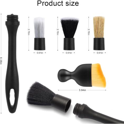 KaTiak 5 Pièces Kit Brosse Nettoyage Voiture, Detailing