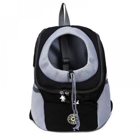 Sac à Dos Pliable pour Chien de Voyage pour Animaux de Compagnie pour Chat Sacs à Dos de Transport pour Chiens Petit Transporteur (Noir, S) (1/5)