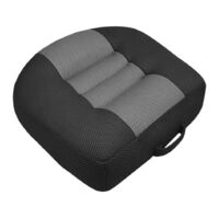 Coussin Voiture rehausseur, rehausseur voiture adulte, Coussin d'élévation de siège de Voiture pour Le soulagement et Le Confort avec Maille Respirante, Augmenter une certaine hauteur (gris)