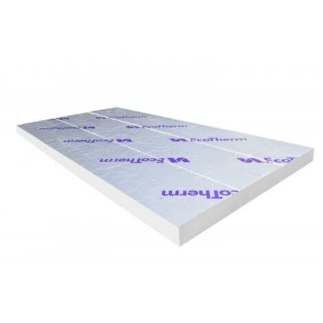 90mm EcoTherm Eco-Versal PIR Insulation Board 2400mm x 1200mm