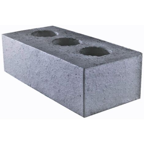 Class B Engineering Brick Smooth Blue Perforated 65mm