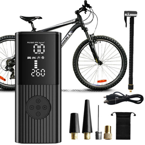VINBYEE Pompa Aria Portatile Senza Fili Per Auto – 20L/min, 150 PSI – Con Manometro LED E Luce Emergenza – Accessorio Per Modelli Tesla - 5