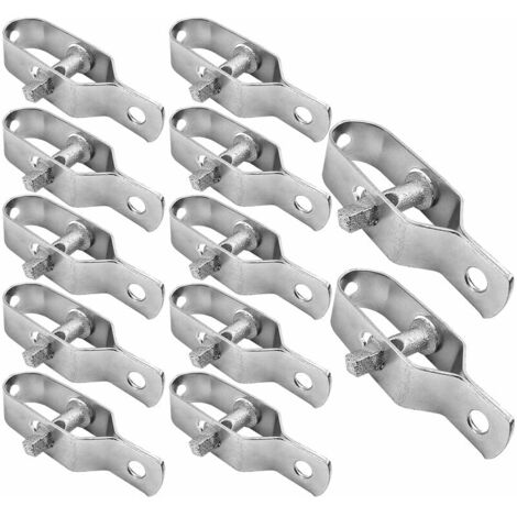 VidaXL Tenditori Di Filo Per Recinzione 25 Pz 100mm In Acciaio Argento - Foto 2