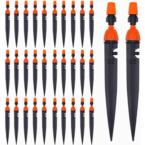 Supporti Per Irrigazione A Goccia - 10 Pezzi Picchetti 30cm Per Giardino
