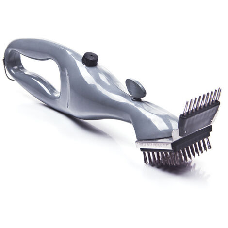 Spazzola Per Barbecue In Acciaio Inox - Con Manico Lungo E Raschietto