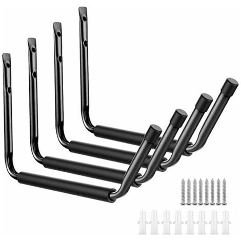 Mayouko 2 Ganci Da Parete Per Utensili Da Giardino – Supporto Per Decespugliatore, Motosega E Tosaerba – Carico Max 25kg, Antiruggine - 4