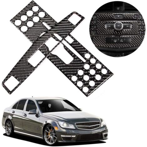Custodia Portachiavi In Carbonio ABS Per Mercedes – Modelli A/B/C/GLA/GLK/GLC (Senza Anello) - 2