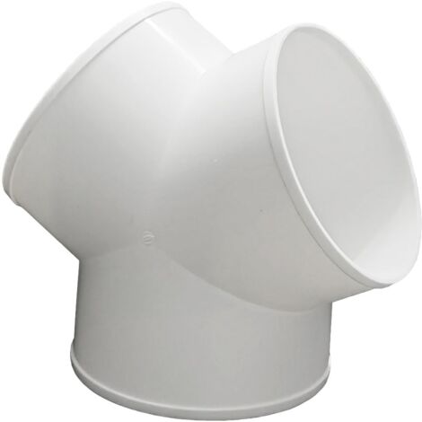 Riduttore Per Condotto Ventilazione In ABS, Da 80 A 100 Mm, Per Asciugatrici, Cappe E Idroponica, Bianco