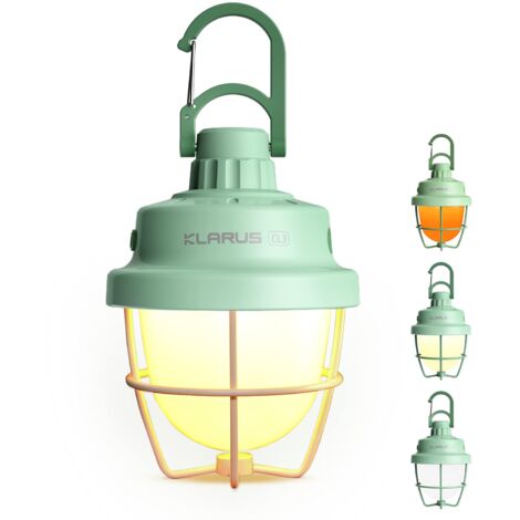 LE Lampada LED da Campeggio Ricaricabile USB, Lanterna da Campeggio Portatile Impermeabile, 4