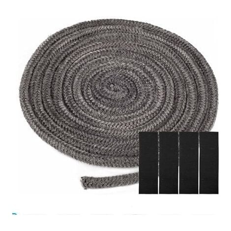 Kit Guarnizioni Porta Stufa A Legna Corda 10mm 4metri Ricambio Per