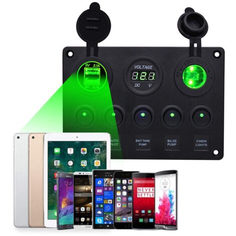 Pannello interruttori con USB per Van – World Wild Van