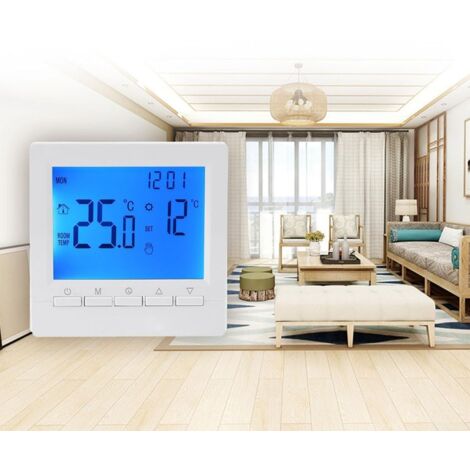 TERMOSTATO DIGITALE PER Casa Termostato Wi-Fi Regolazione Riscaldamento - Foto 3