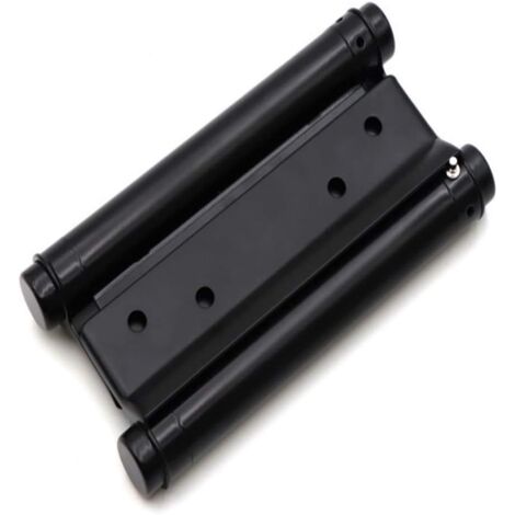 2 Paia Cerniere Doppia Azione Acciaio Inox - 10.2cm Per Porte Con Chiusura Automatica | Nero - Foto 8