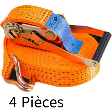 Cinghie A Cricchetto INTAKO 4 Pezzi - 6m 2000kg 35mm Per Fissaggio Moto E Carichi - Foto 12