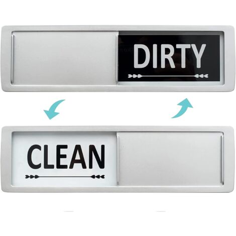 Cartello Magnetico Per Lavastoviglie Clean/Dirty - Indicatore Pulito