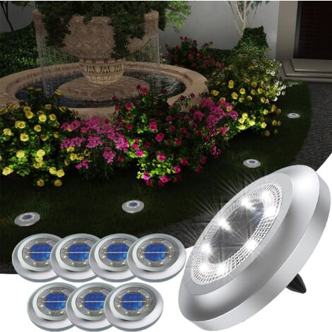 FHYTGBS Luci paesaggistiche 7LED Luci solari per Esterni Faretto Solare Regolabile Cambiare la Lampada da Terra per Prato Decorazione da Giardino Impermeabile (Emitting Color : 7LED RGB