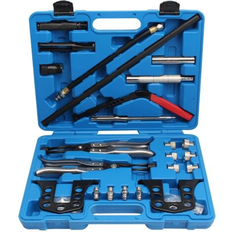 Kit 11 Pezzi Per Rimozione Finiture Auto - Leve In Plastica Per Cruscotto E Porte - LUPO