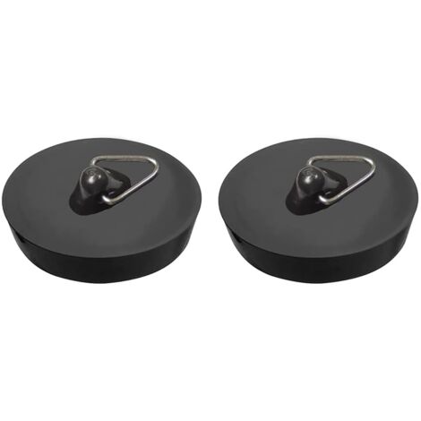 2 Tappi Per Lavello A Prova Di Perdita Con Catena – Diametro 4 Cm, Gomma PVC Resistente Per Cucina, Bagno E Lavanderia, Guarnizione Anti-Odori - 3