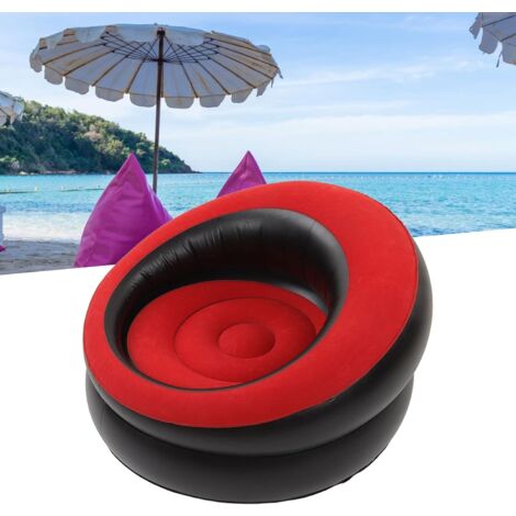 Divano Gonfiabile - Sdraio Air con Borsa Portatile Custodia Impermeabile Smartphone - 195 x 70 cm Divano Gonfiabile Materasso Lettino Campeggio Sedia da Esterno per Viaggi, Spiaggia, Mare, Piscina