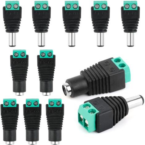 DRRI Adattatore di alimentazione CC 12V con connettore