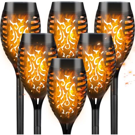 Useber Luci solari per esterni, giacinto solare con steli luminosi, luce da giardino per esterni, decorazione da giardino, decorazione da cortile e regalo per la mamma (blu