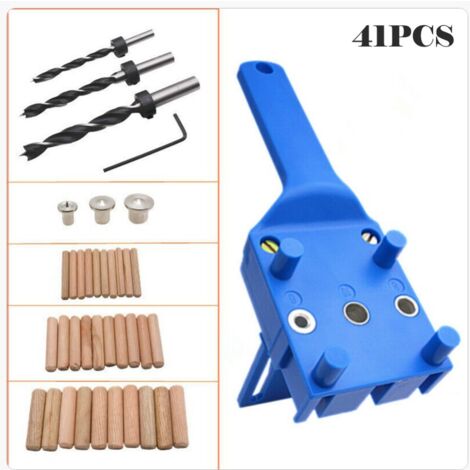 Set 16 Tasselli Con Punta Di Centraggio Per Legno - 6/8/10/12mm Per Falegnameria - Foto 6