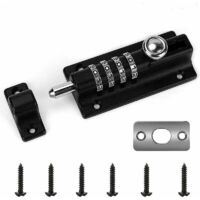 Serratura A Combinazione Per Porte - Chiavistello 4 Cifre, 120 Mm, Anti-Manomissione - Foto 8