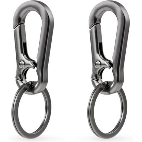 16 Stück Herz Karabiner - Mehrfarbig 40mm - Aluminium