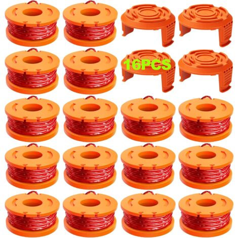 4x Spulenkappen Für Worx Trimmer - Passend Für WG150, WG160 Serie Und Mehr