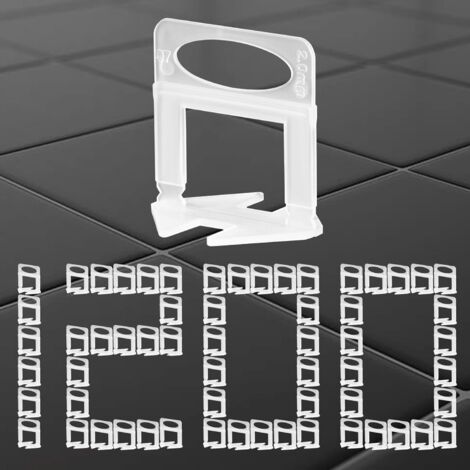 Bihui Fliesen-Abstandhalter - 350 Stück Hufeisen 2mm Violett