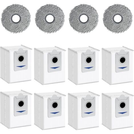 KiimSin Ersatzteil-Set Für Ecovacs Deebot X5 Omni / X5 Pro – Inkl. Wischtücher, Filter, Seitenbürsten & Staubbeutel