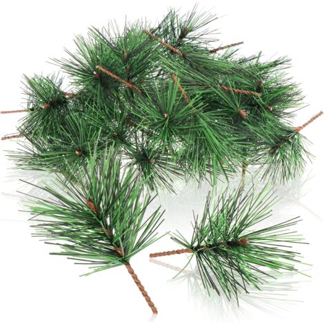 50 Künstliche Tannenzweige Zum Basteln - 10cm Naturgetreue Weihnachtsdekoration