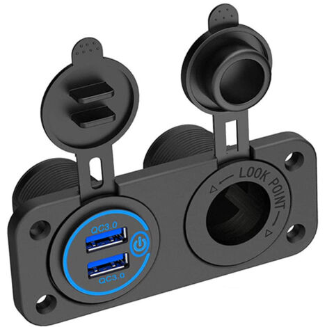 Mineup USB Steckdose 12V 108W - Dual PD3.0 Wasserdicht Für Auto