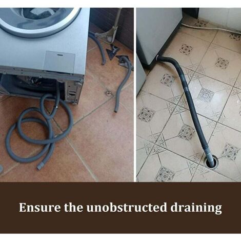 ONIX TECH Ablaufschlauch 2,5m 19/22mm - Für Waschmaschine & Spülmaschine Mit 5 Jahren Garantie