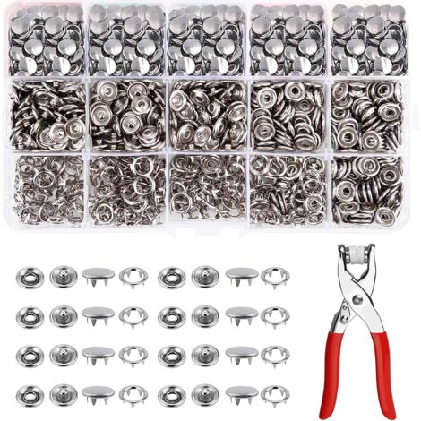 20 Sets Große Näh-Druckknöpfe – 25 Mm, Metall, Für Kleidung & Taschen