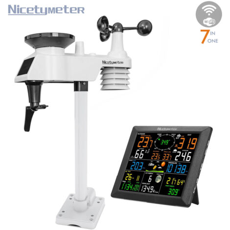 Toddmomy Windgeschwindigkeitssensor Mit 3 Tassen – Ersatz-Anemometer Für Wetterstationen (200 Mm, Aluminiumlegierung)