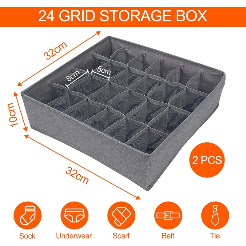 Cajonera Plastico Yucch Set De Organizadores De Ropa Interior