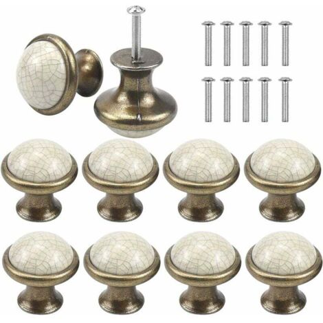 Perillas De Cerámica Para Gabinetes Y Muebles Unique Bargains, 40x40mm