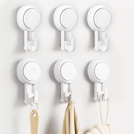 Gancho De Ventosa Ofform – 5 Colores, Plástico Y Metal, Para Baño, Cocina, Sin Taladrar