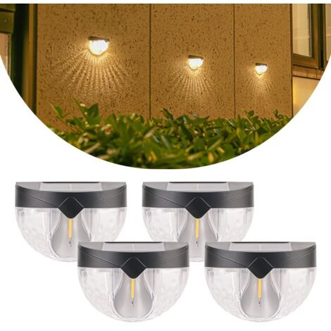 Luces Solares Para Exterior, Juego De 4 Luces Solares Para Jardin Impermeables Ideales Para Bodas Navidad Jardines Y Cesped 98924000