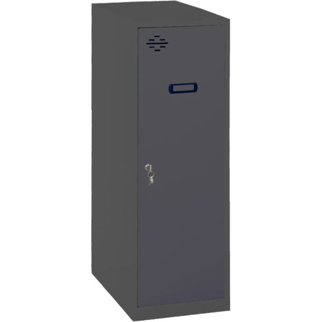 SimonRack Casier Vestiaire Metallique Petit, 915x300x500 mm, Armoire Metallique Petit, Comprend la Clé, Anthracite - Simonlocker
