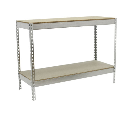 Simonrack Étagère métallique galva et bois 4 étagères (1/5)