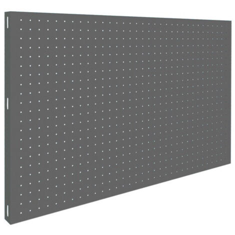 Simon Rack Panneau Mural de Rangement Gris Foncé 900x600 mm