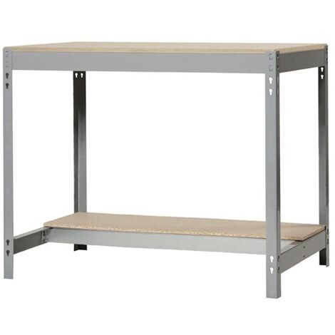 Simonrack Simonwork Bt0 900x750 gris et bois établi robuste (1/5)