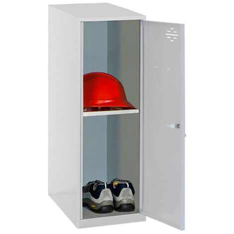 SimonRack Casier Vestiaire Metallique Petit, 915x400x500 mm, Armoire Metallique Petit, Comprend la Clé, Gris - Simonlocker