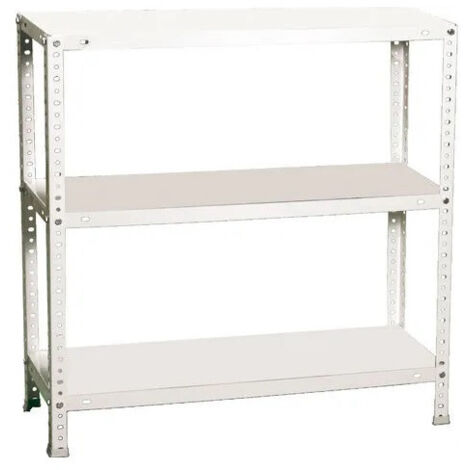 Simonrack – Étagère de rangement métal 900x900x400 mm – 3 niveaux – Charge max 75 kg – Montage indépendant – Fabriqué en Europe – Garantie 5 ans