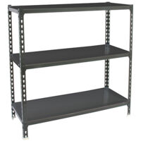 SimonRack Étagère Rangement, 900x1000x300 mm, 3 Niveaux, 180 kg Capacité de Charge et Point de Flexion, Métal , Étagère Garage, Anthracite - Simonclick